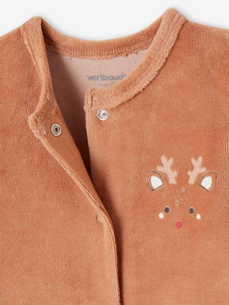 coffret Noël pyjama bébé et bavoir renne noix de pécan - vertbaudet enfant 