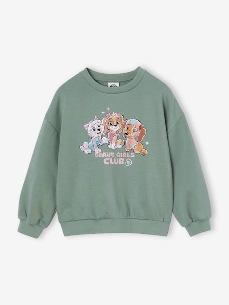 Sweat Disney Pat' Patrouille 'Girls Club' Fille vert de gris - vertbaudet enfant 