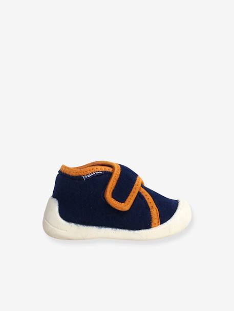 Pantoffels PANNO NAVY - FALCOTTO SNUPPY - NATURINO marineblauw+paars - vertbaudet enfant 