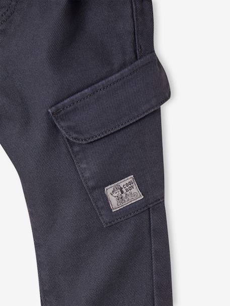 Ensemble sweat rayé + pantalon battle bébé garçon bleu ardoise - vertbaudet enfant 