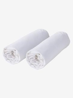 Chambre et rangement-Literie-Alèse-Lot de 2 alèses éponge imperméable anti-bactériens traitée Sanitized