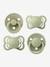 Coffret 4 tétines Try It - beige+blush+vert sauge - vertbaudet enfant 