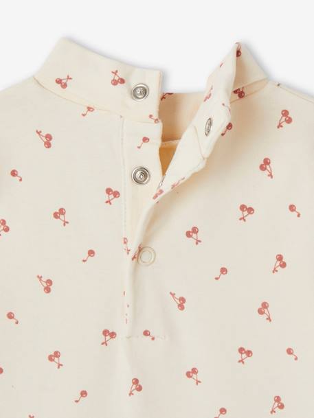 Lot de 2 t-shirts col roulé bébé marine+rose pâle - vertbaudet enfant 