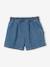 Jupe-short en denim fille poche cargo bleu moyen - vertbaudet enfant 