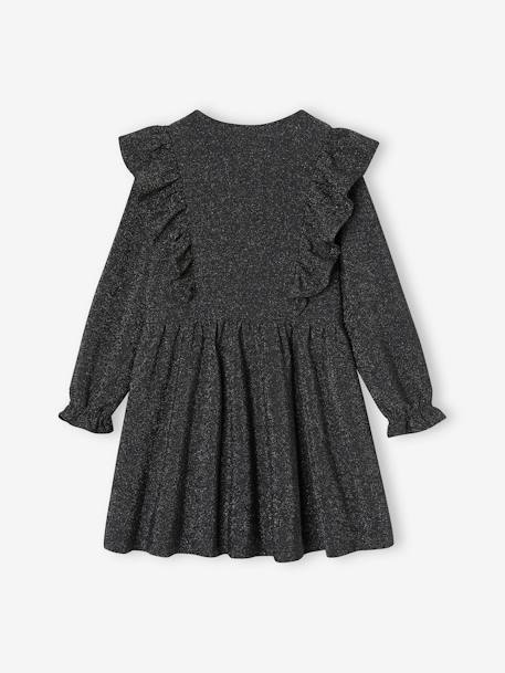 Robe en jersey scintillante anthracite - vertbaudet enfant 