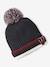 Ensemble bonnet + snood + gants en maille côtelée garçon marine - vertbaudet enfant 