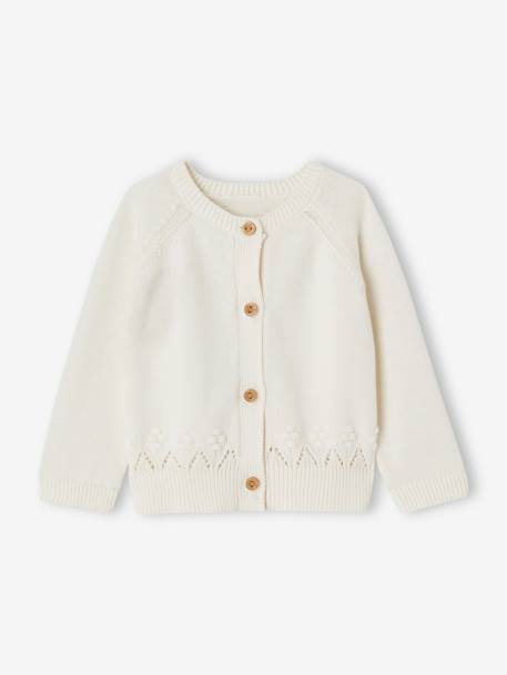 Ensemble robe, gilet fantaisie et collant bébé fille bleu ardoise - vertbaudet enfant 