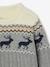Jacquard jongenstrui van kabeltricot gemêleerd grijs+gemêleerd wit - vertbaudet enfant 