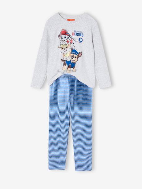 Pyjama Pat' Patrouille en velours garçon gris chiné - vertbaudet enfant 