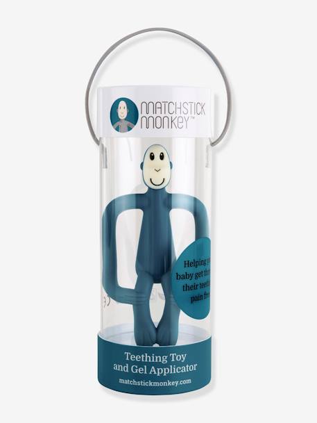 Bijtring MATCHSTICK MONKEY blauw+meerkleurig+mintgroen+sinaasappel - vertbaudet enfant 