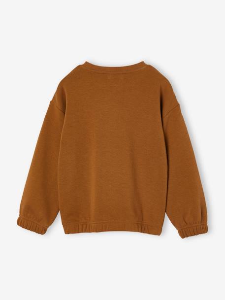 Sweat ' Life is cool' fille bronze - vertbaudet enfant 