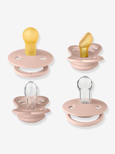 Coffret 4 tétines Try It - beige+blush+vert sauge - vertbaudet enfant 