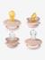 Coffret 4 tétines Try It - beige+blush+vert sauge - vertbaudet enfant 