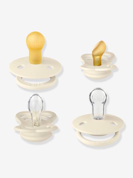 Coffret 4 tétines Try It - beige+blush+vert sauge - vertbaudet enfant 