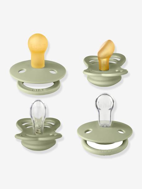 Coffret 4 tétines Try It - beige+blush+vert sauge - vertbaudet enfant 
