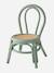 Chaise maternelle en rotin POÉSIE rose+vert - vertbaudet enfant 