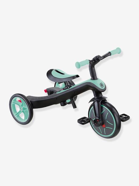 Tricycle Explorer 4 en 1 évolutif draisienne beige+bleu+menthe+noir+rose+vert sauge - vertbaudet enfant 