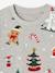 Sweat garçon noël motifs ludiques gris chiné - vertbaudet enfant 