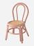 Chaise maternelle en rotin POÉSIE rose+vert - vertbaudet enfant 