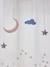 Rideau guirlande à œillets tamisant nuage et étoiles blanc - vertbaudet enfant 