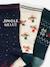 Coffret de 3 paires de chaussettes Noël garçon vert sapin - vertbaudet enfant 