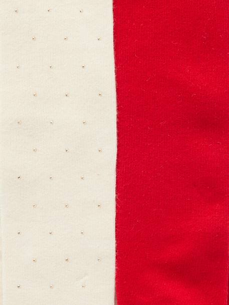 Lot 2 Collants Noël anthracite+écru - vertbaudet enfant 