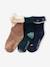 Coffret Noël 3 paires de chaussettes bébé garçon noix de pécan - vertbaudet enfant 