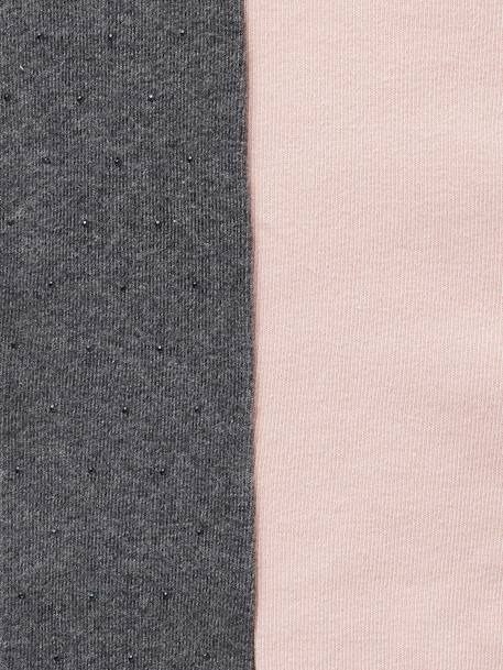 Lot 2 Collants Noël anthracite+écru - vertbaudet enfant 