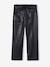 Pantalon style paperbag fille noir - vertbaudet enfant 