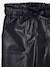 Pantalon style paperbag fille noir - vertbaudet enfant 