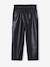Pantalon style paperbag fille noir - vertbaudet enfant 