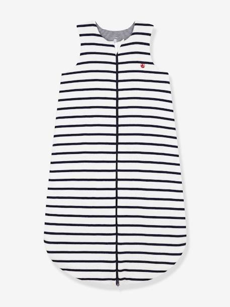Gigoteuse à rayures en coton Petit bateau rayé bleu - vertbaudet enfant 