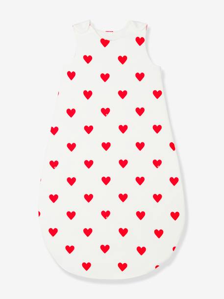 Gigoteuse à coeurs en coton Petit bateau blanc - vertbaudet enfant 