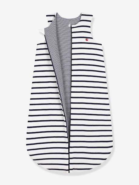 Gigoteuse à rayures en coton Petit bateau rayé bleu - vertbaudet enfant 