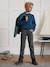 Pull Merinos bleu+vert - vertbaudet enfant 