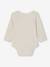 Lot 5 bodies manches longues bébé emmanchure US en coton bio beige chiné - vertbaudet enfant 
