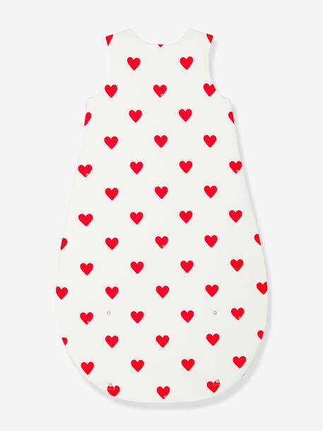 Gigoteuse à coeurs en coton Petit bateau blanc - vertbaudet enfant 