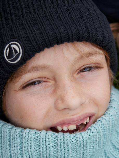 Bonnet Enfant Garçon-Fille bleu - vertbaudet enfant 