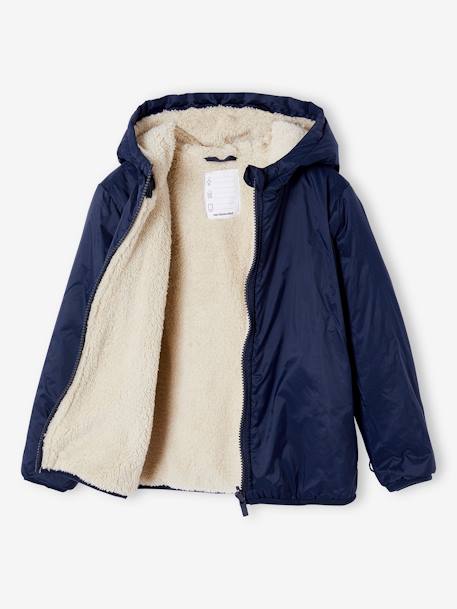 Parka garçon 3 en 1 blouson amovible bleu grisé+kaki+lichen+Marine grisé+noix de pécan - vertbaudet enfant 