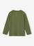 Jongens-T-shirt met vossenmotief en lange mouwen gemêleerd groen - vertbaudet enfant 