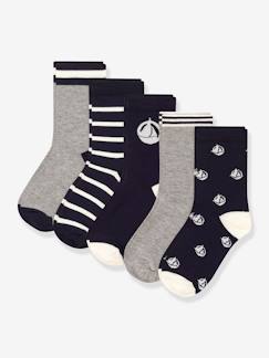 Garçon-Sous-vêtement-Chaussettes-Lot de 5 paires de chaussettes garçon