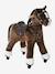 Cheval à roulettes en bois FSC® blanc+brun+marron - vertbaudet enfant 