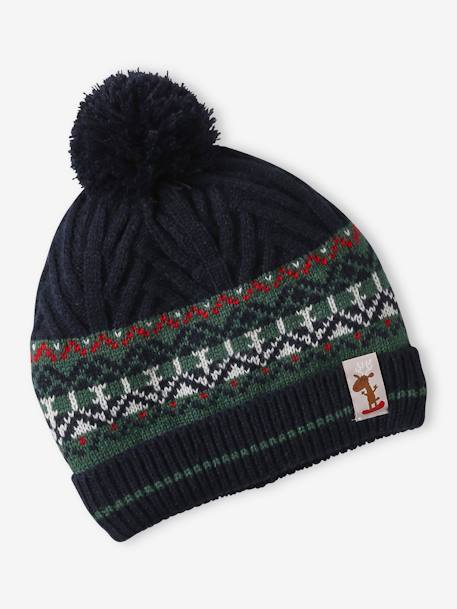 Kerstcadeauset voor jongens muts + sjaal + handschoenen dennen - vertbaudet enfant 