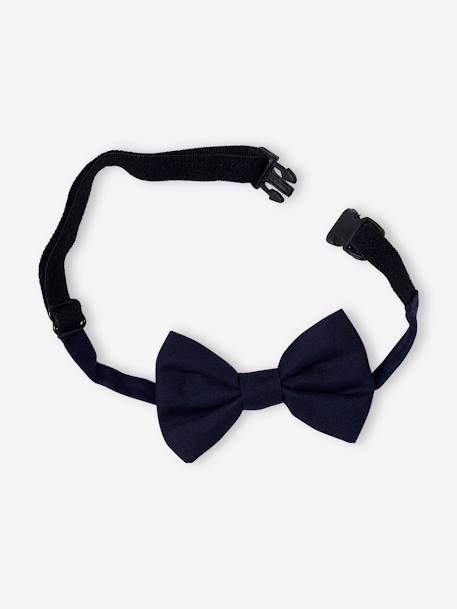 Coffret cadeau chemise noël et son noeud pap' garçon bleu chambray - vertbaudet enfant 