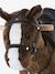 Cheval à roulettes en bois FSC® blanc+brun+marron - vertbaudet enfant 
