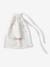 Ensemble naissance bonnet + moufles + chaussons + pochon personnalisable cappuccino - vertbaudet enfant 
