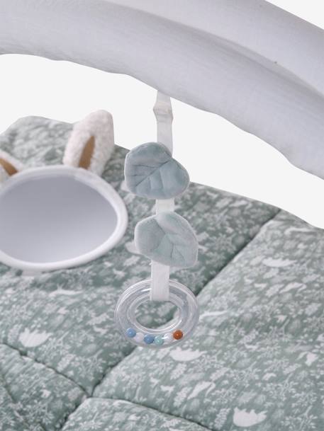 Tapis d'éveil en gaze de coton Tanzanie+vert sauge - vertbaudet enfant 