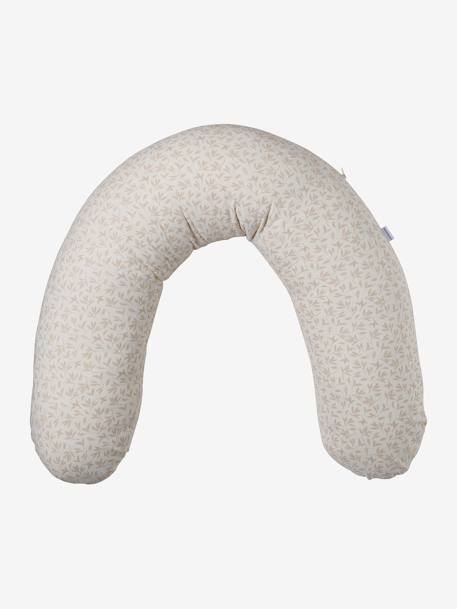 Housse pour coussin d'allaitement beige imprimé - vertbaudet enfant 