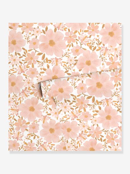 Papier peint Les fleurs rose - vertbaudet enfant 