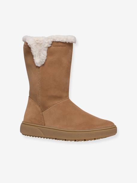 Bottes fourrées J Theleven Girl camel - vertbaudet enfant 